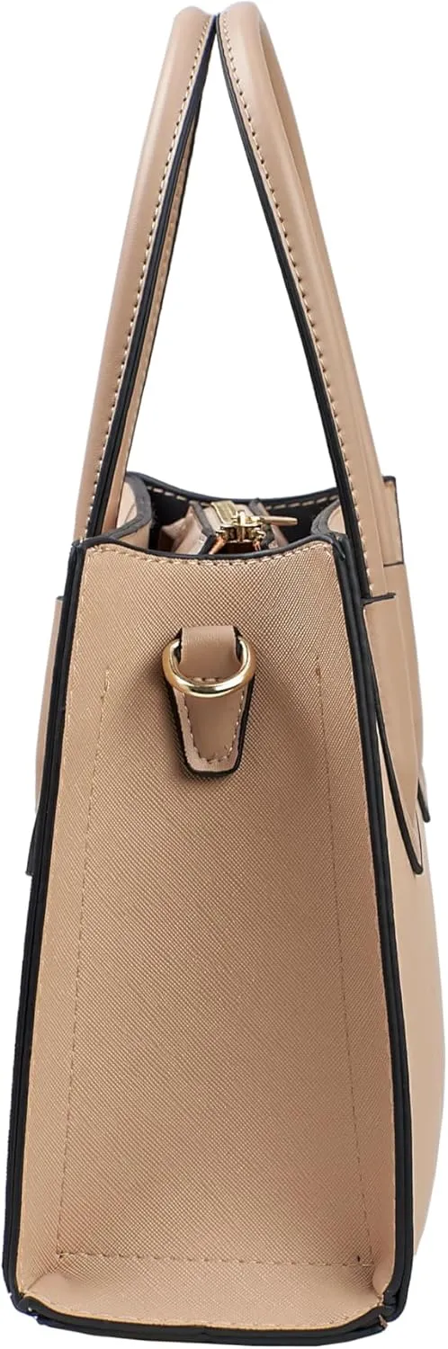 Pu Leather Tote Bag for Women Waterproof Handbags With Zippper Shoulder Bags Medium Crossbody Purses