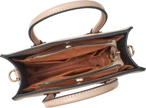 Pu Leather Tote Bag for Women Waterproof Handbags With Zippper Shoulder Bags Medium Crossbody Purses