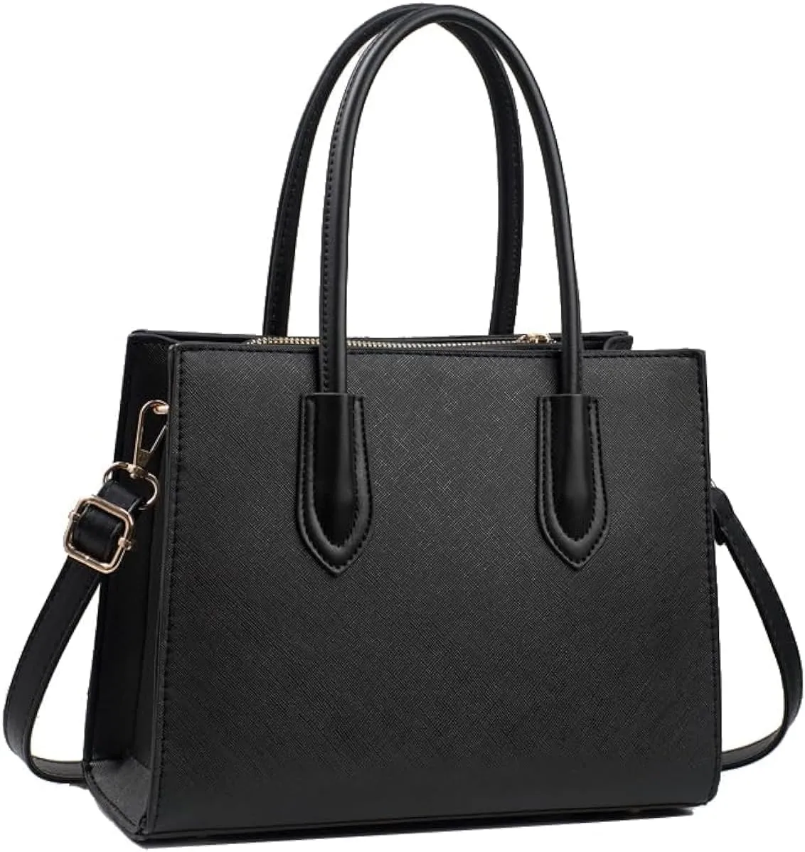 Pu Leather Tote Bag for Women Waterproof Handbags With Zippper Shoulder Bags Medium Crossbody Purses