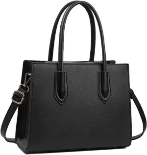 Pu Leather Tote Bag for Women Waterproof Handbags With Zippper Shoulder Bags Medium Crossbody Purses