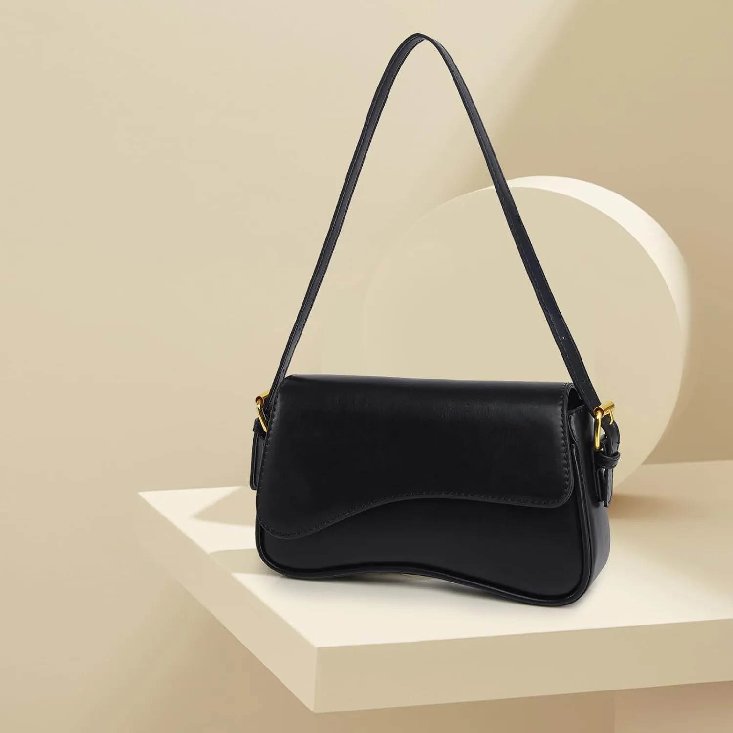 PU Leather Tote Bag for Women with 2 Removable Straps and Zipper Closure