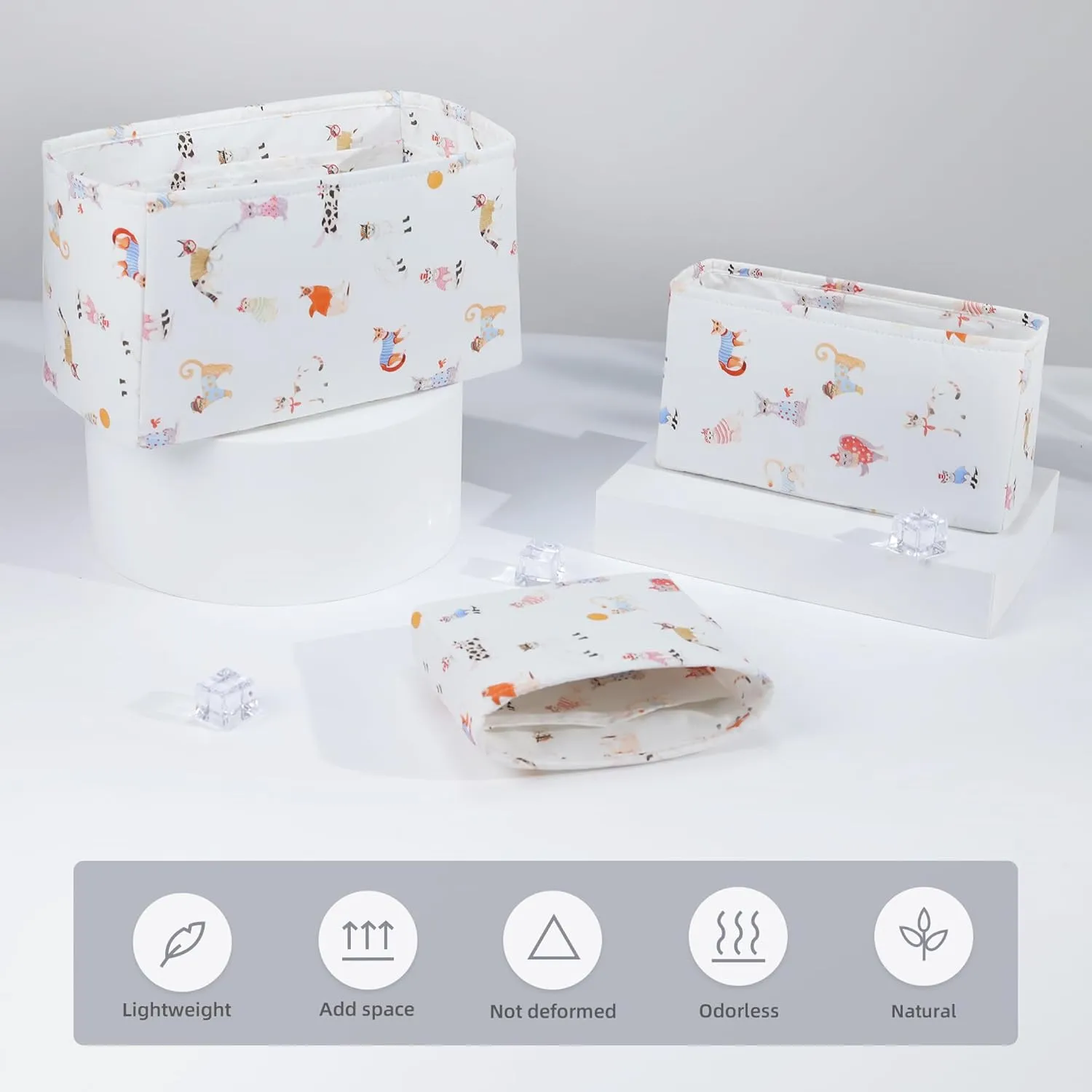 Purse Organizer Insert For Saigon mini/PM/MM Bags, Lightweight Bag Shaper, Soft Women Luxury Handbag Tote Inner Bag (Saigon mini 20,Cat Paradise)