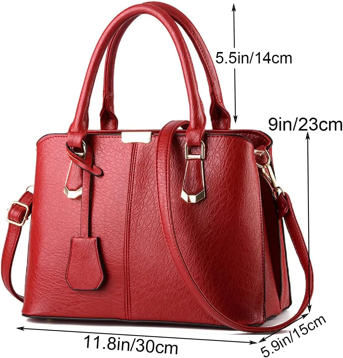Purses and Handbags for Women Fashion Messenger Bag Ladies PU Leather Top Handle Satchel Shoulder Tote Bags