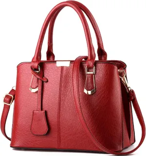 Purses and Handbags for Women Fashion Messenger Bag Ladies PU Leather Top Handle Satchel Shoulder Tote Bags
