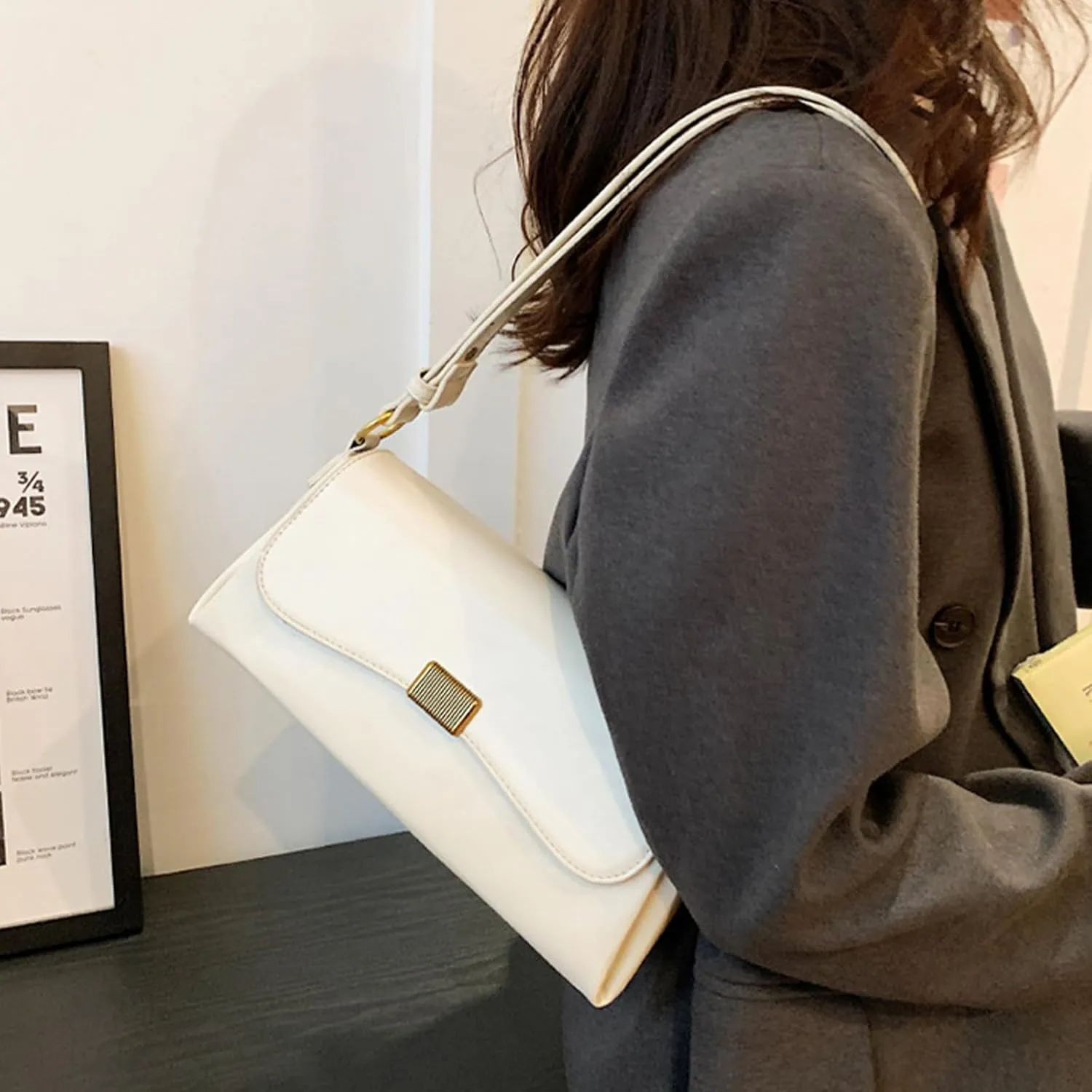 Purses for Women Vintage Shoulder Bags Women's Tote Handbags PU Leather Crossbody Bag with Adjustable Strap