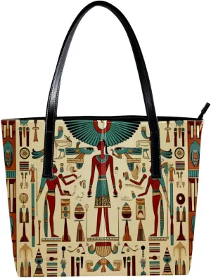 Purses for Women,Tote Bag Aesthetic,Women's Tote Handbags,Ancient Egypt Nation