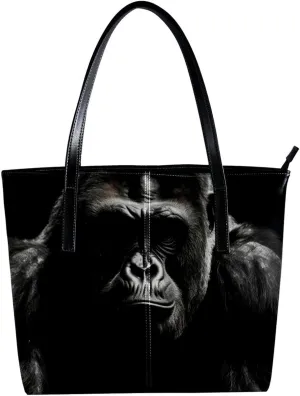 Purses for Women,Tote Bag Aesthetic,Women's Tote Handbags,Angry Animal Gorilla