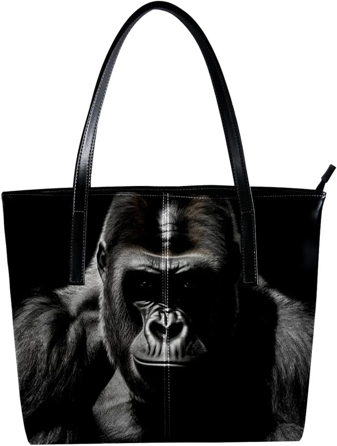 Purses for Women,Tote Bag Aesthetic,Women's Tote Handbags,Angry Animal Gorilla