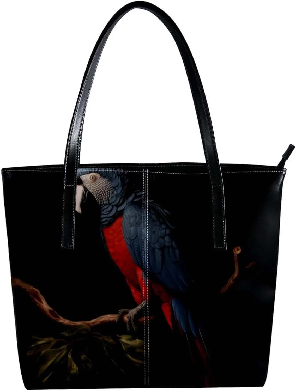 Purses for Women,Tote Bag Aesthetic,Women's Tote Handbags,Parrot Animal Bird Pattern