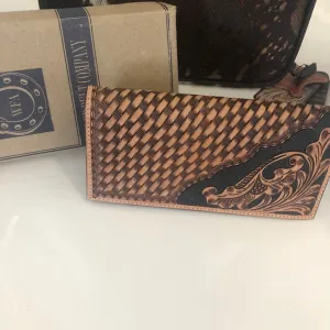 Ranger Belt Company Tooled Mens Wallet