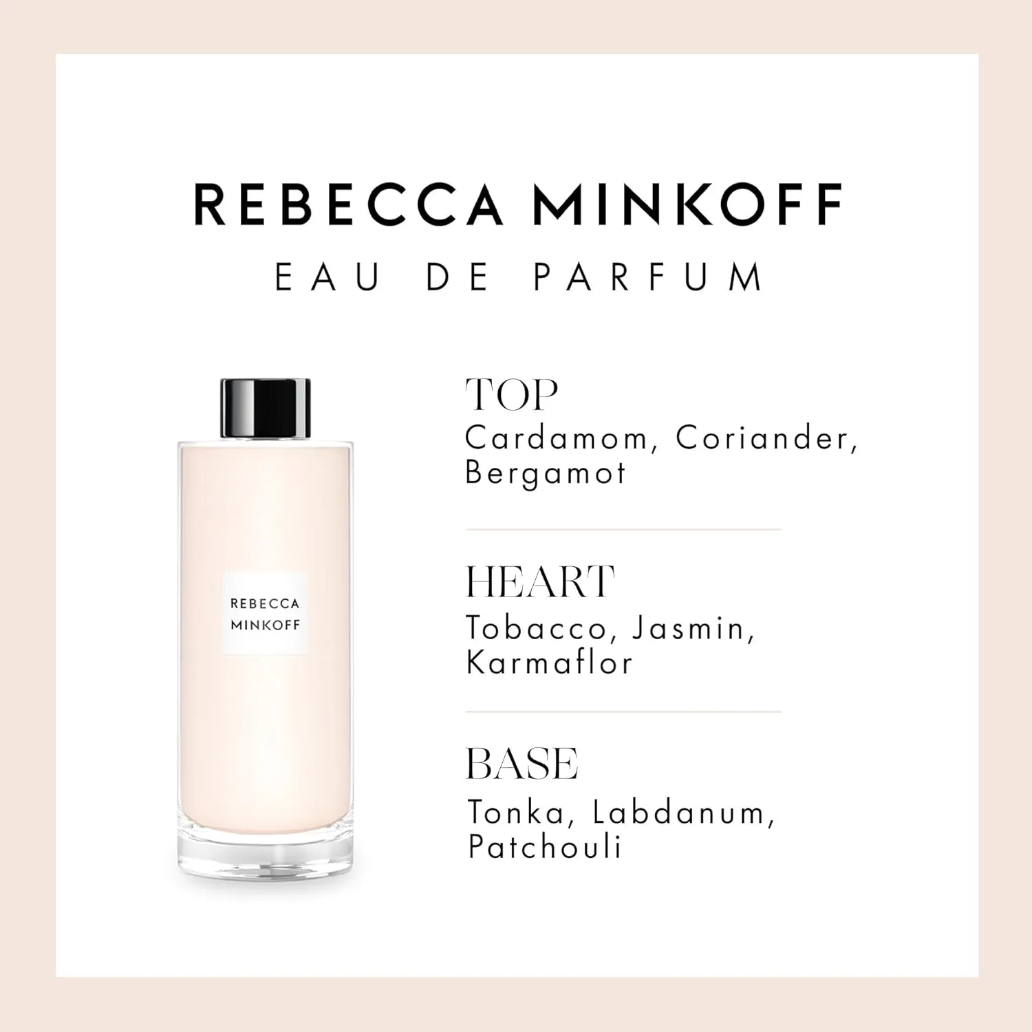Rebecca Minkoff Fragrance For Women - Top Notes Of Italian Bergamot And Black Currant - Flowery Heart Notes Of Jasmine - Base Notes Of Tonka Bean - 4.2 Oz EDP Spray Refill.