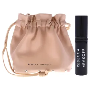 Rebecca Minkoff Mini Travel Gift Set - Notes of Cardamom, Jasmine and Tonka Bean - Delivers Sensuality and Warmth - Perfect for Perfume Lovers - Includes EDP Refillable Spray and Blush Bag - 2 pc