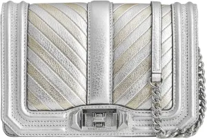 Rebecca Minkoff Women's Chevron Quilted Love Crossbody Bag