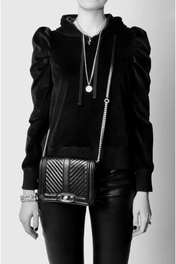 Rebecca Minkoff Women's Chevron Quilted Love Crossbody Bag