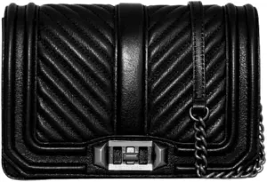 Rebecca Minkoff Women's Chevron Quilted Love Crossbody Bag
