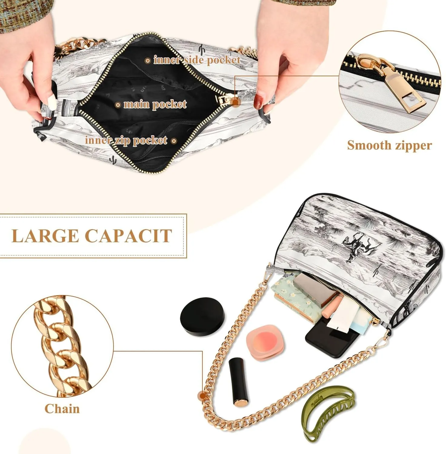 Regatta Painting Claude Monet Womens Purse Hobo Party Clutch Womens Trendy Handbags Chain over Shoulder Purse