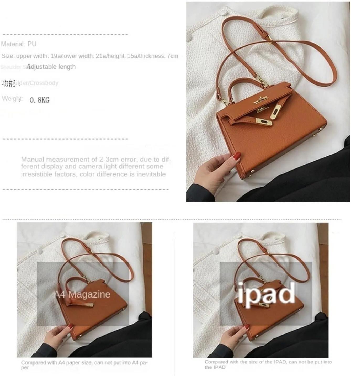 Retro handbag women, new senior sense of commuting shoulder bag