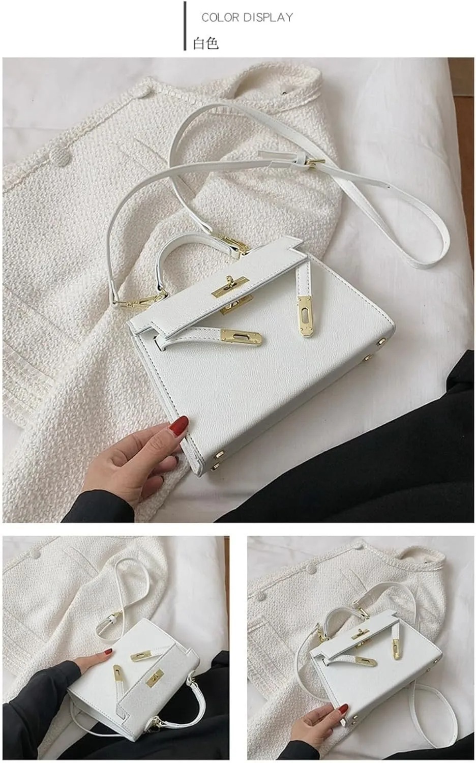Retro handbag women, new senior sense of commuting shoulder bag