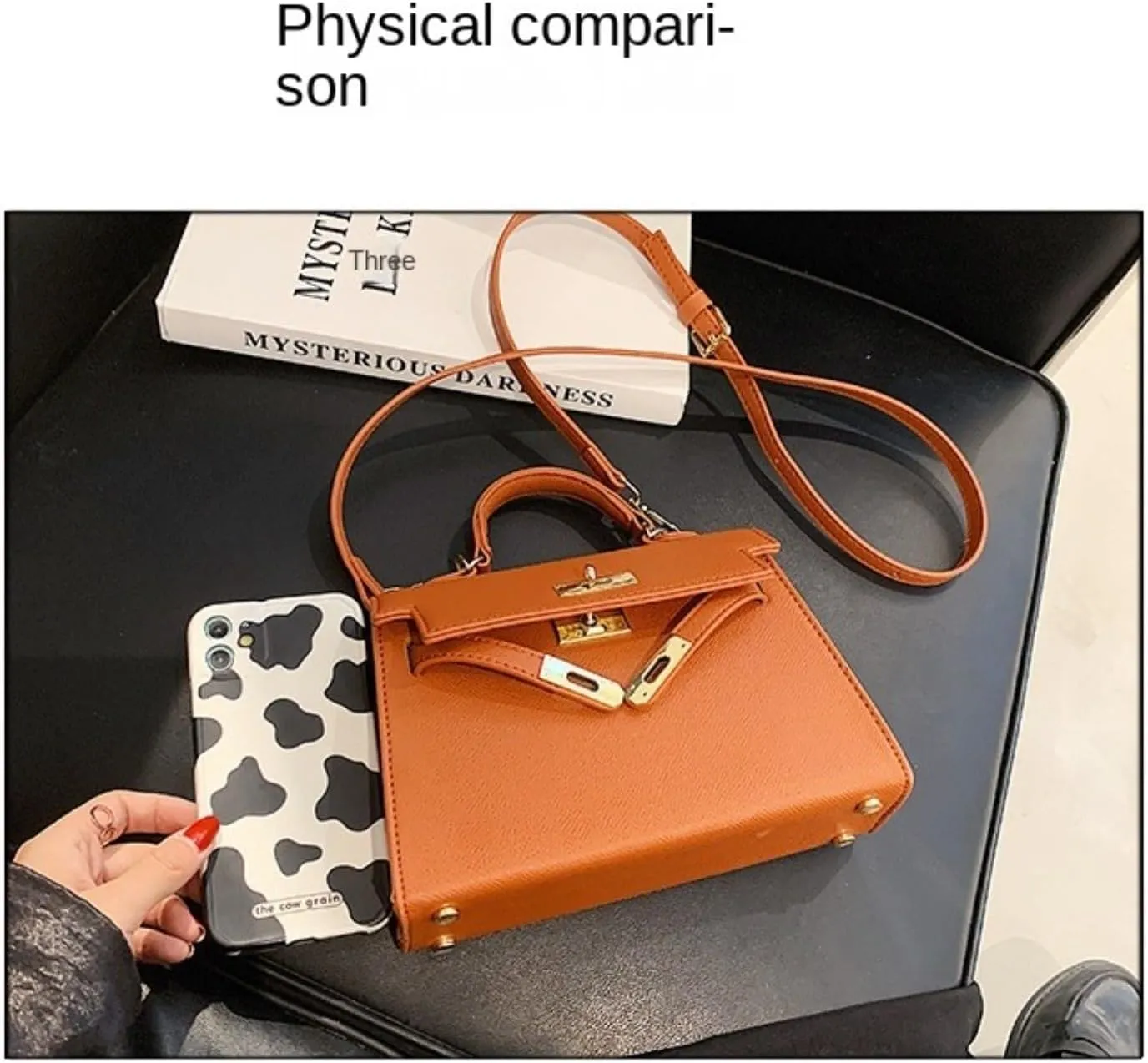 Retro handbag women, new senior sense of commuting shoulder bag