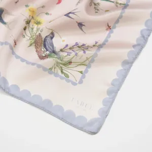 running bunny toile square scarf