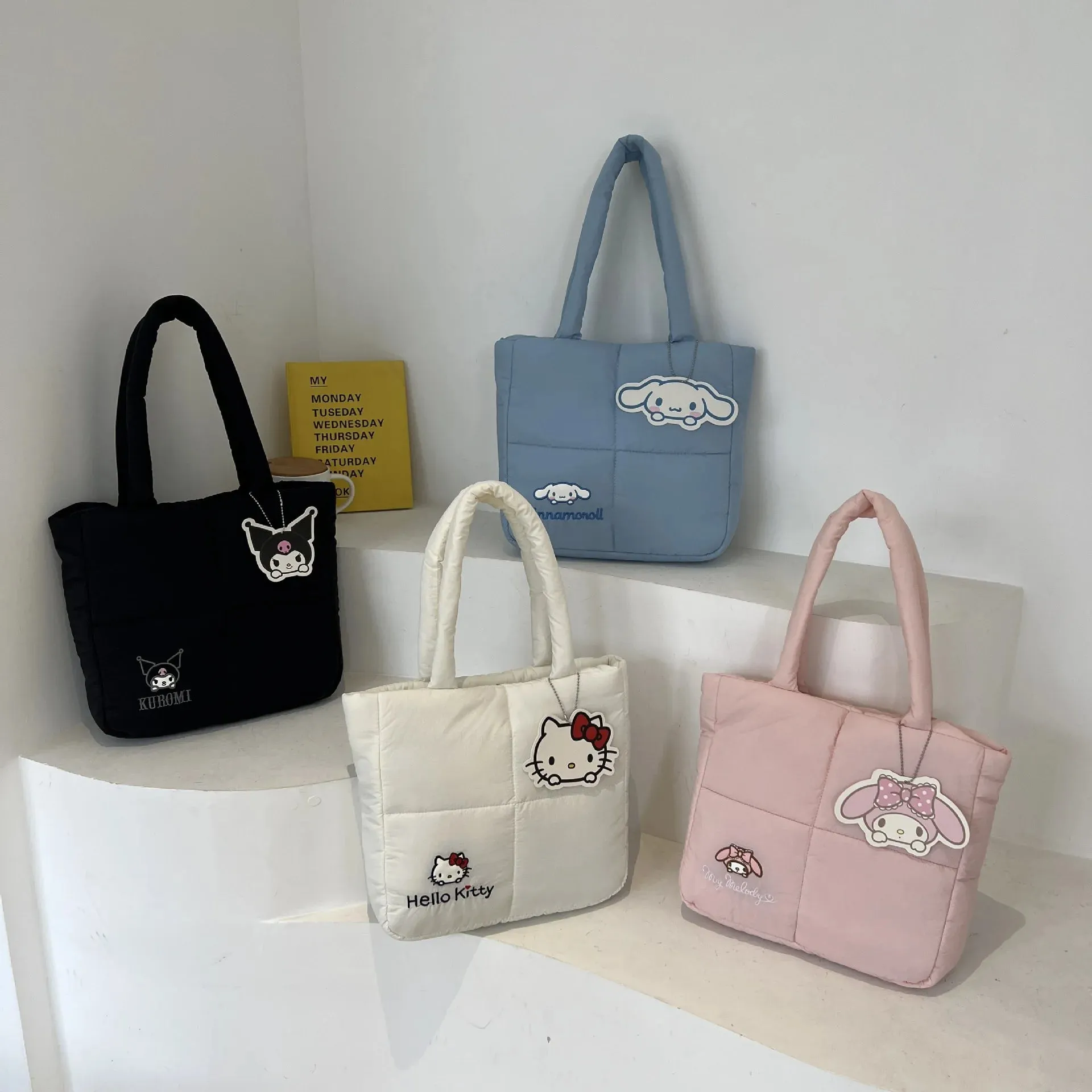 Sanrio Hello Kitty Puffer Shoulder Bag | Puffy Tote Bag