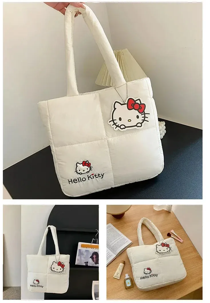 Sanrio Hello Kitty Puffer Shoulder Bag | Puffy Tote Bag