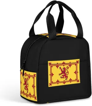 Scotland Scottish Rampant Lion Insulated Meal Tote Bag Portable Lunch Box Container Food Handbags for Men Women