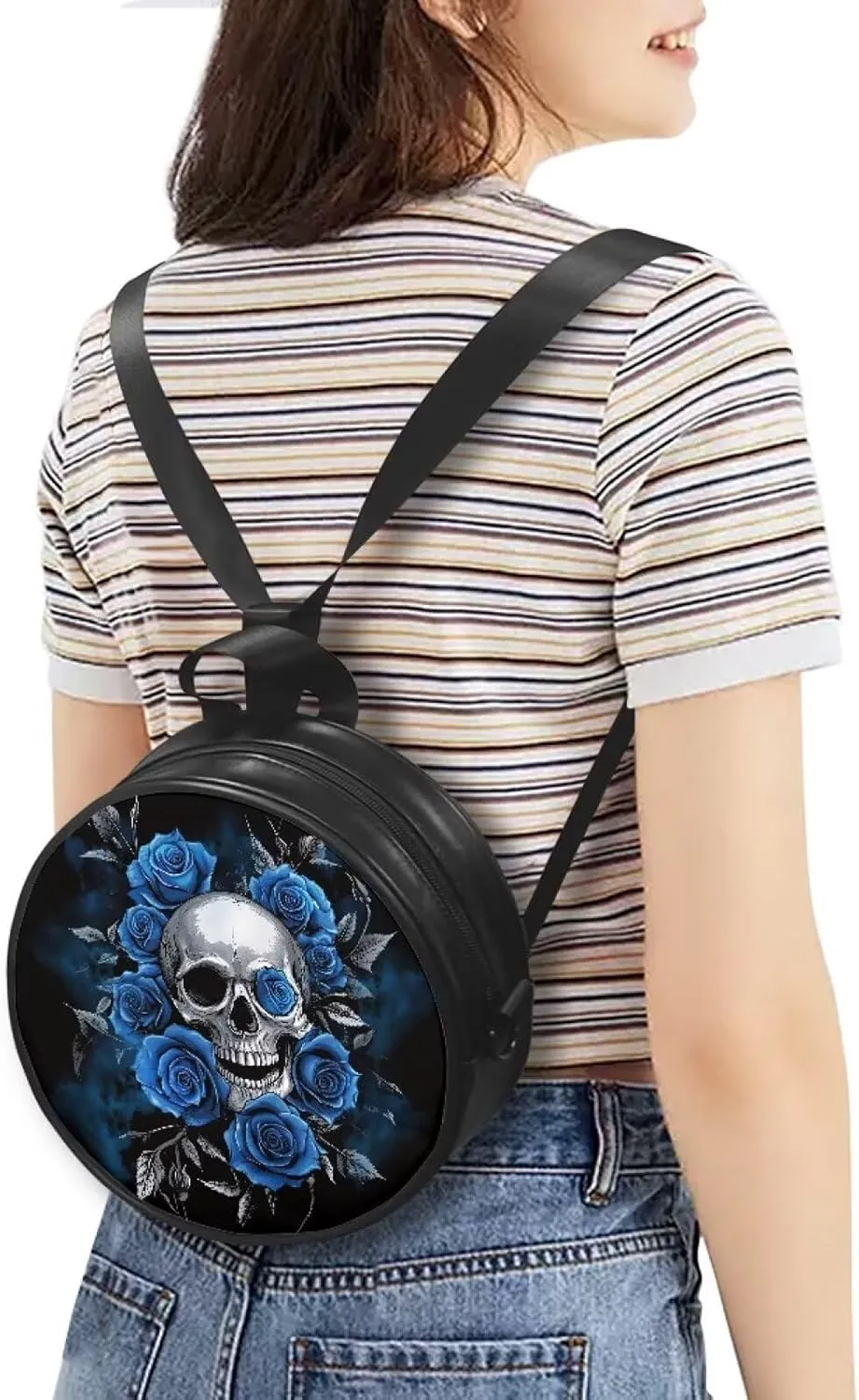 SEANATIVE Crossbody Round Bag for Women Fashion Handbags Wallet Lightweight Casual Shoulder Bag Purse