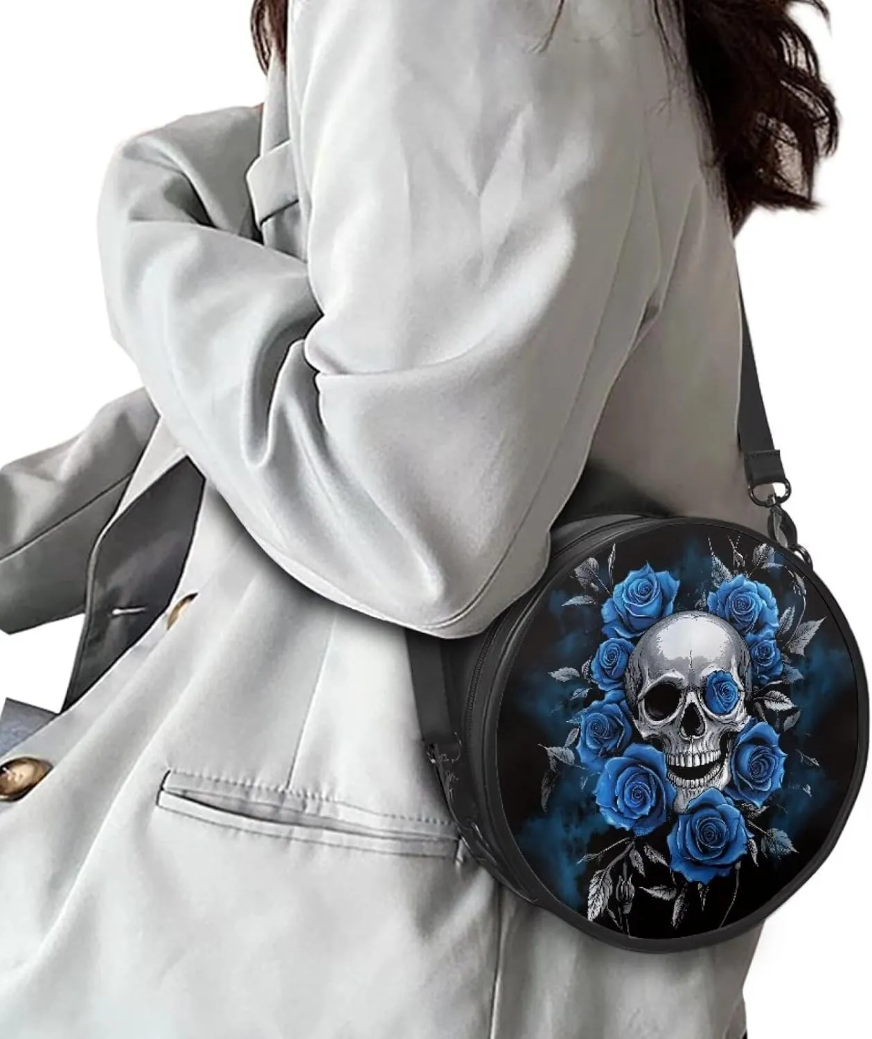 SEANATIVE Crossbody Round Bag for Women Fashion Handbags Wallet Lightweight Casual Shoulder Bag Purse