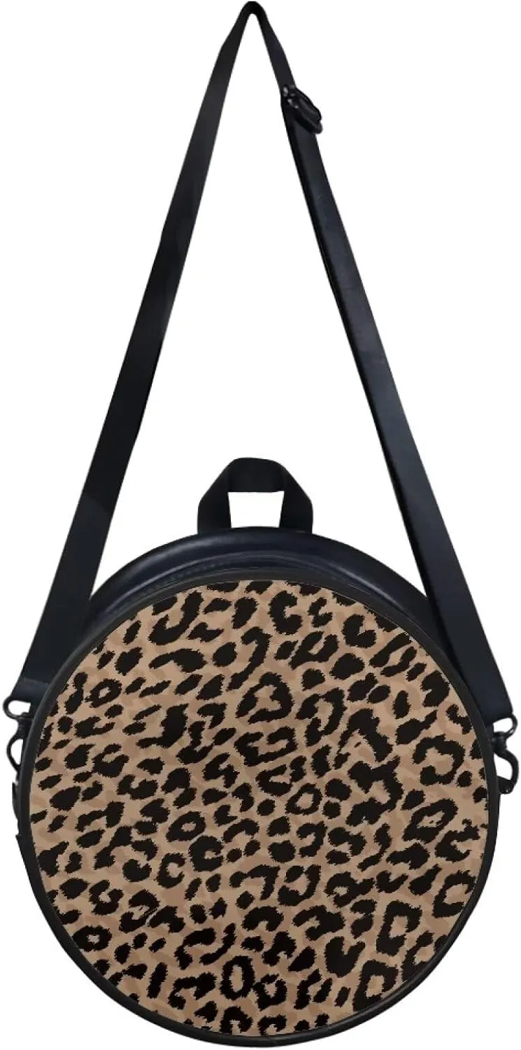 SEANATIVE Crossbody Round Bag for Women Fashion Handbags Wallet Lightweight Casual Shoulder Bag Purse