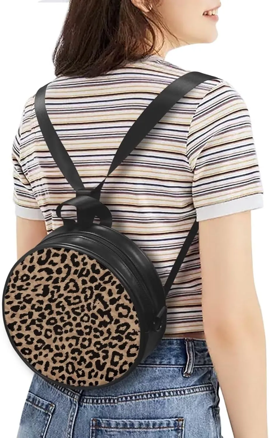 SEANATIVE Crossbody Round Bag for Women Fashion Handbags Wallet Lightweight Casual Shoulder Bag Purse