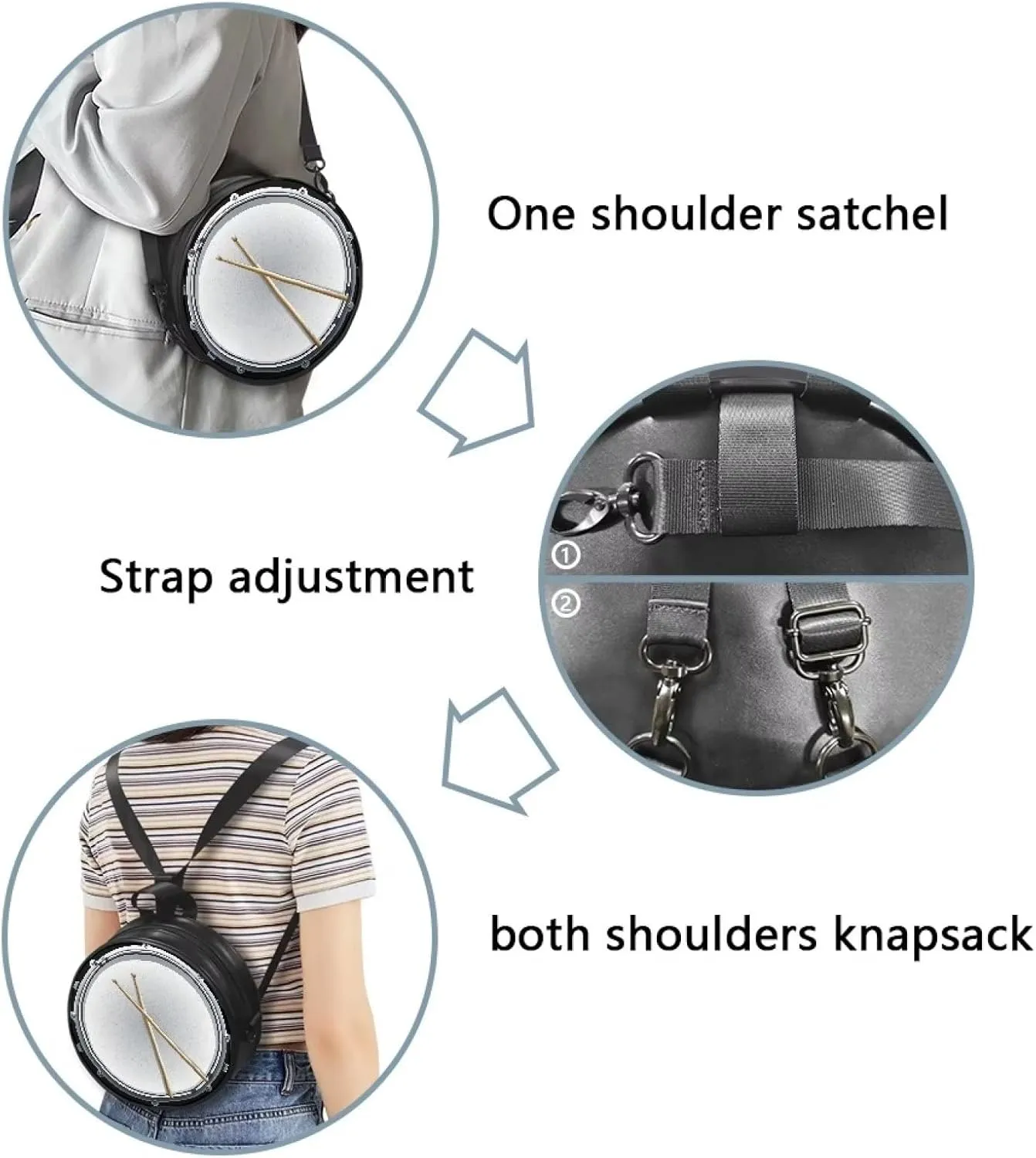 SEANATIVE Crossbody Round Bag for Women Fashion Handbags Wallet Lightweight Casual Shoulder Bag Purse