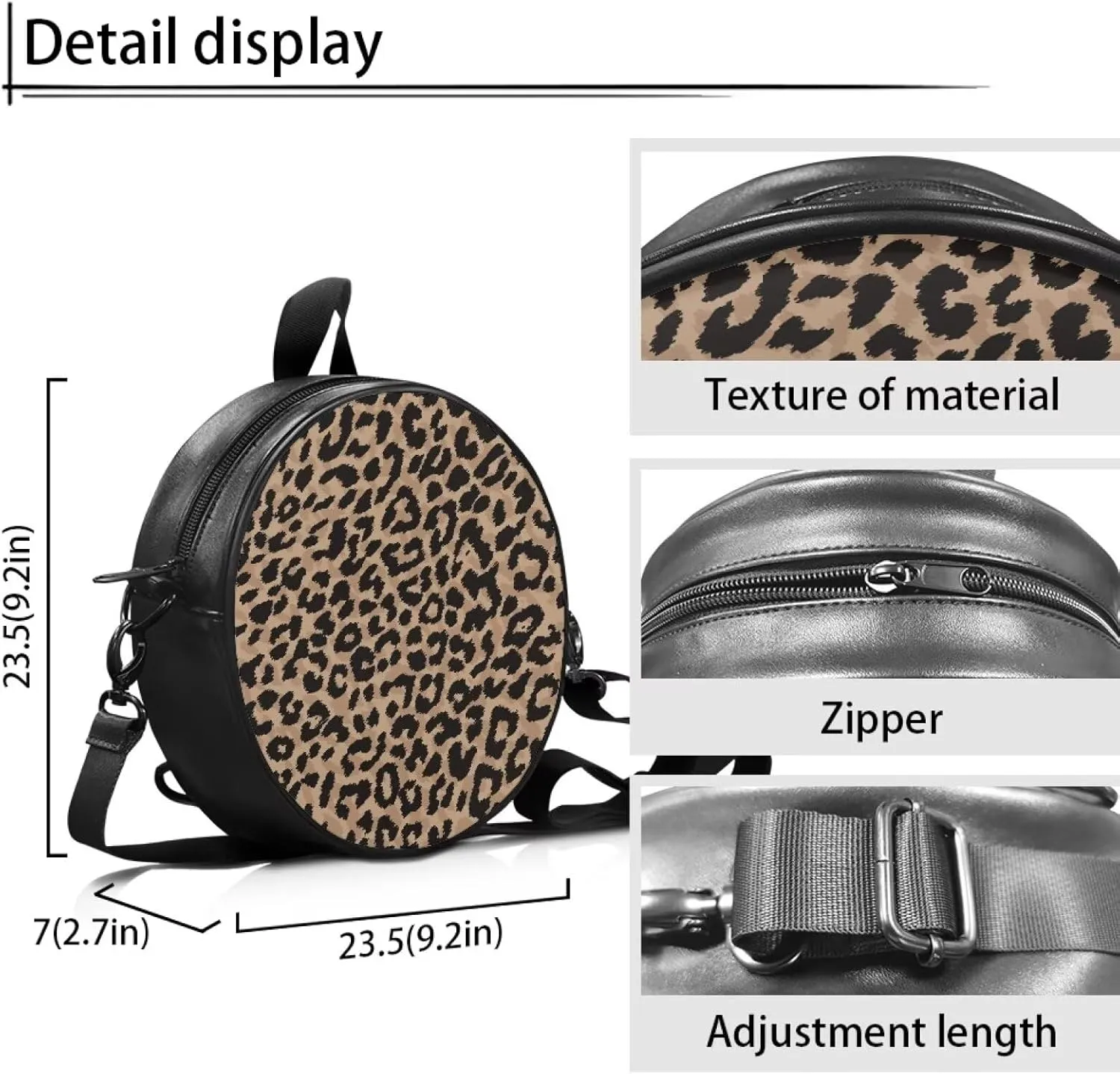 SEANATIVE Crossbody Round Bag for Women Fashion Handbags Wallet Lightweight Casual Shoulder Bag Purse
