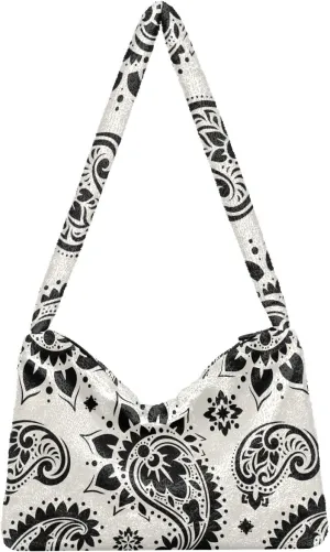 senya Plush Underarm Bag Women's Tote Handbags Ladies Purse Shoulder Bag for Winter