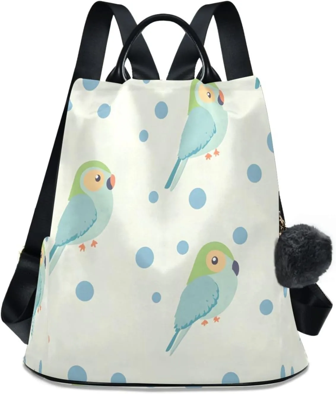senya Women's Fashion Backpack Purses Handbags Cute Parrot Shoulder Bag Travel bag