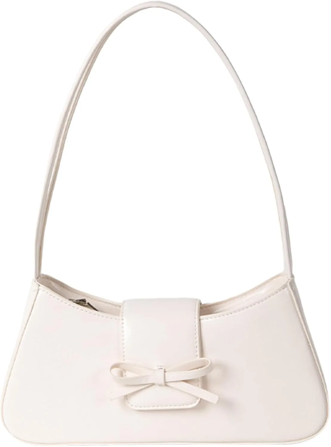 Shoulder Bag for Women, Hobo Handbags Trendy Y2K Purses Patent Leather Clutch Bag Cute Bow Purse