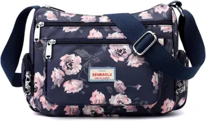 Shoulder Bags for Women Nylon Crossbody Bags Waterproof Lightweight Messenger Purses and Handbags