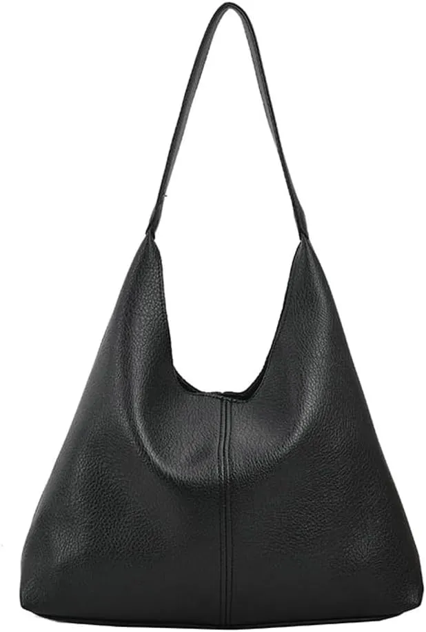 Shoulder Purse for Women Vegan Leather Large Tote Handbags Hobo Purses Top-handle Bags