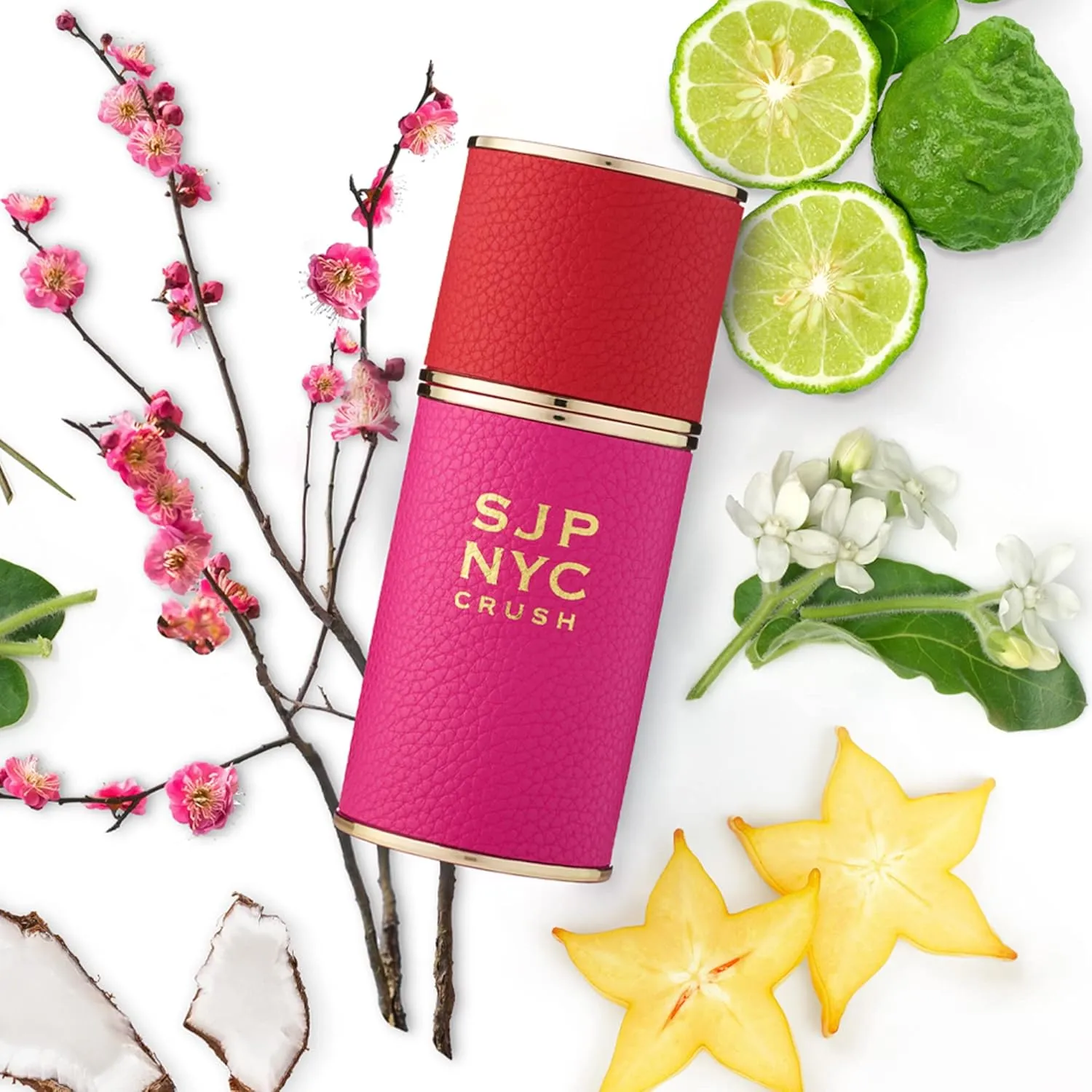 SJP NYC Crush EDP Spray For Women - Clean, Romantic, Ultra-Feminine Fragrance - Fruity-Floral Notes Of Coconut And White Flowers - Sweet, Unforgettable Finish - 1.7 Oz