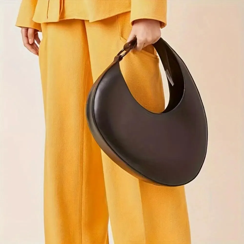 Sleek Solid Color Hobo Bag - Grace’s Modern Minimalist