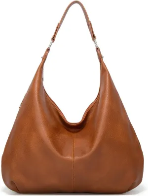 Slouchy Hobo for Women Soft Faux Leather Top Handle Shoulder Bags Large Tote Bag Ladies Purses and Handbags
