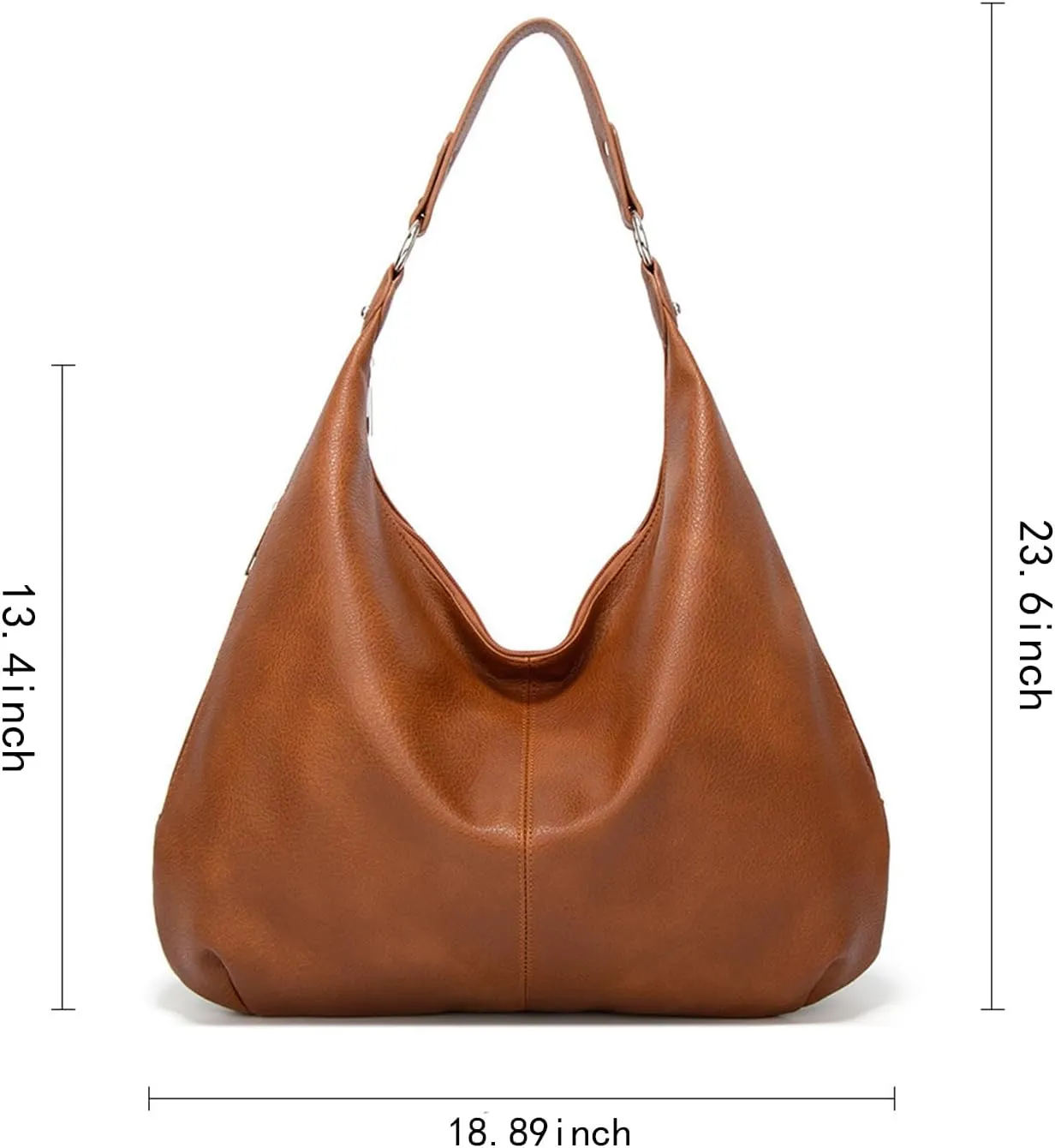 Slouchy Hobo for Women Soft Faux Leather Top Handle Shoulder Bags Large Tote Bag Ladies Purses and Handbags