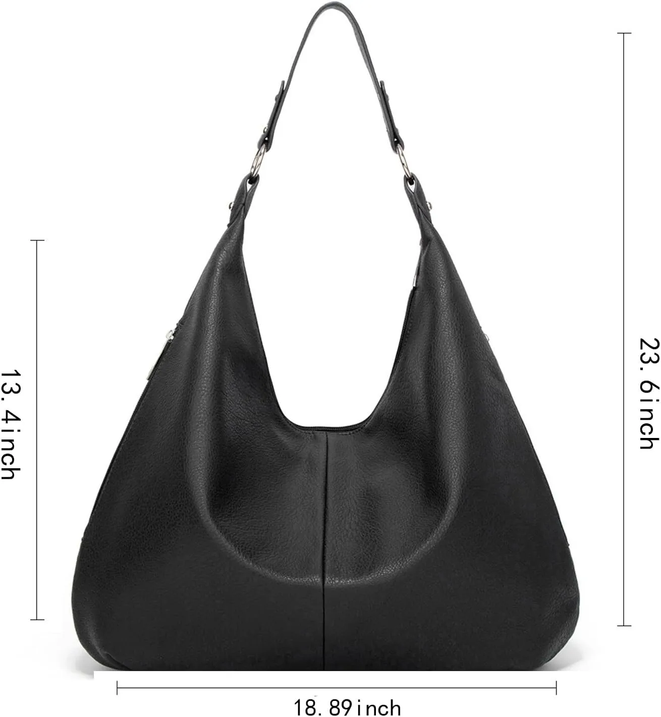 Slouchy Hobo for Women Soft Faux Leather Top Handle Shoulder Bags Large Tote Bag Ladies Purses and Handbags