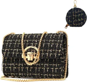 Small Crossbody Bags for Women Leather Shoulder Bag with Chain Trendy Designer Clutch Satchel Ladies Evening Bags