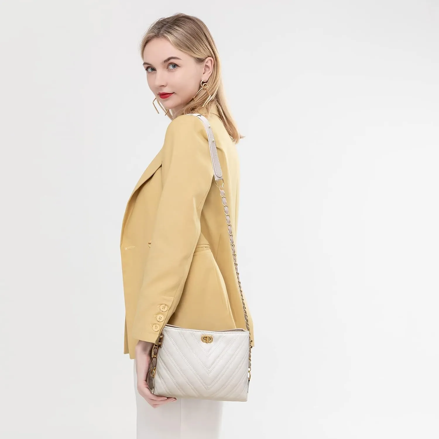 Small Crossbody Bags for Women Purses Fashion Leather Lightweight Handbags Shoulder Bag