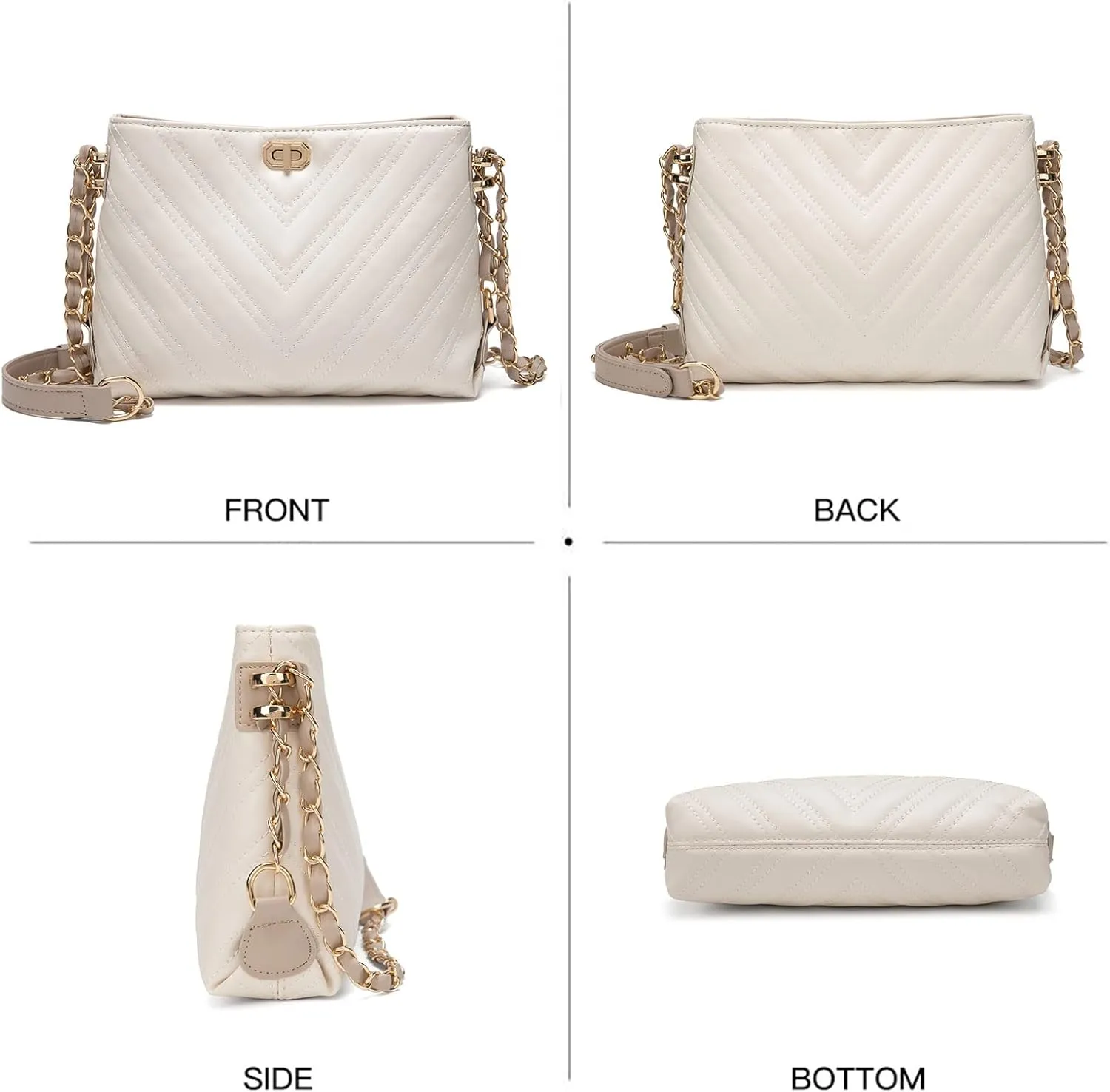 Small Crossbody Bags for Women Purses Fashion Leather Lightweight Handbags Shoulder Bag
