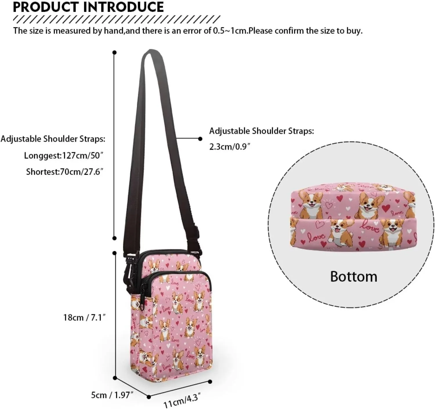 Small Crossbody Purse for Adults Kids Sling Flight Bag