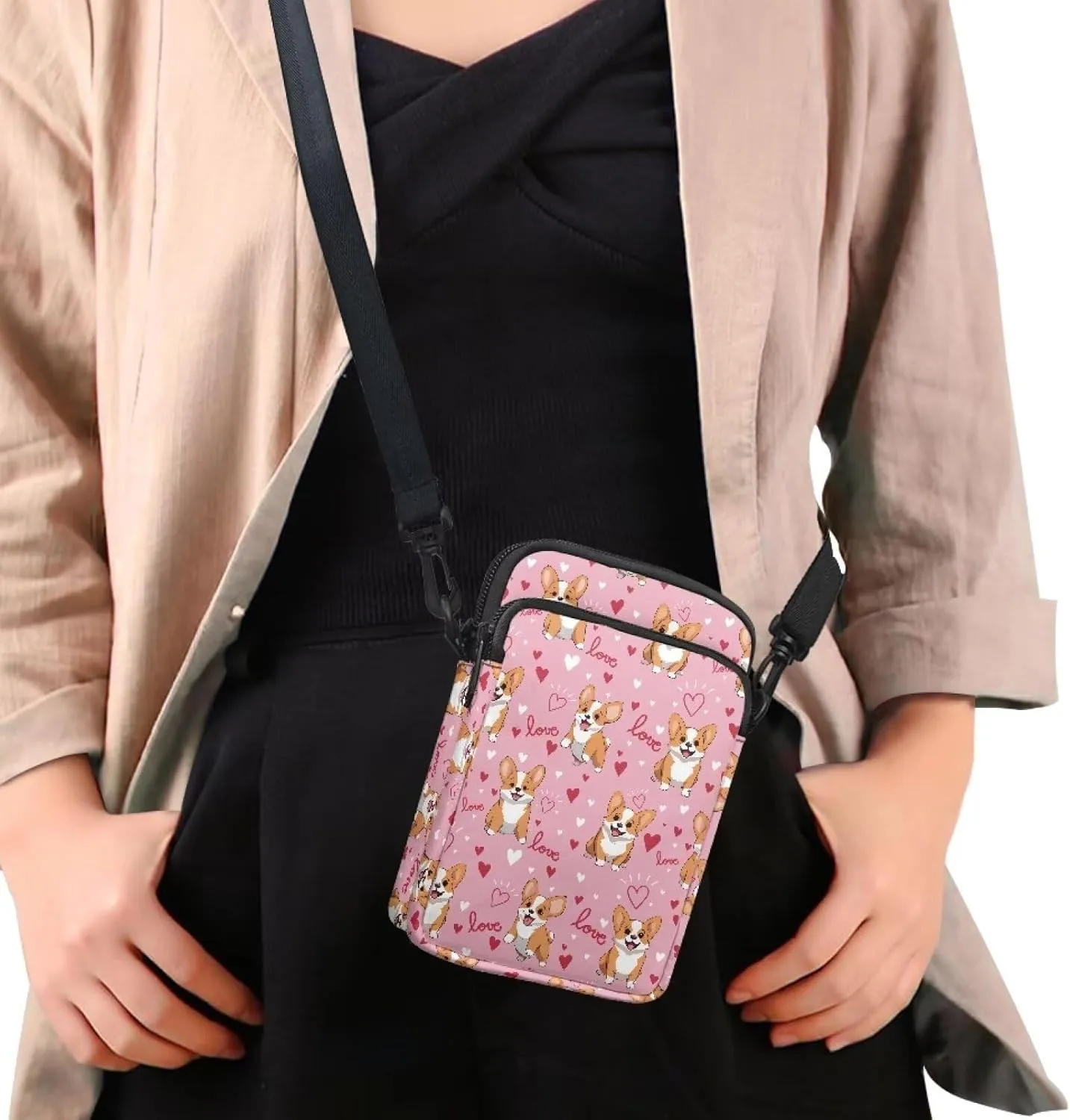 Small Crossbody Purse for Adults Kids Sling Flight Bag