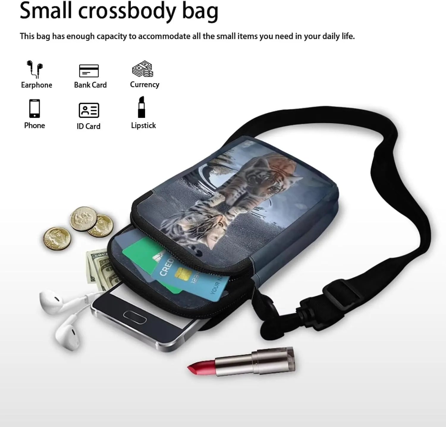 Small Crossbody Purse for Women Kids Shoulder Messenger Bag