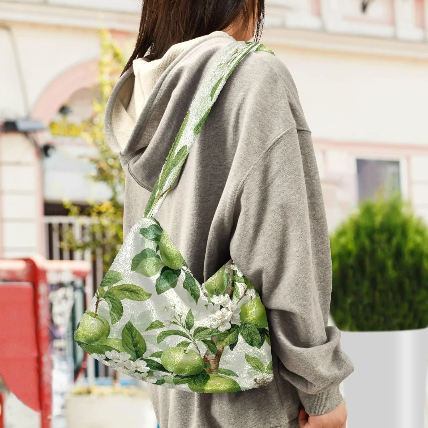 Solar System in Front of Planet Women's Shoulder Handbags, Womans Handbags, Autumn Handbags